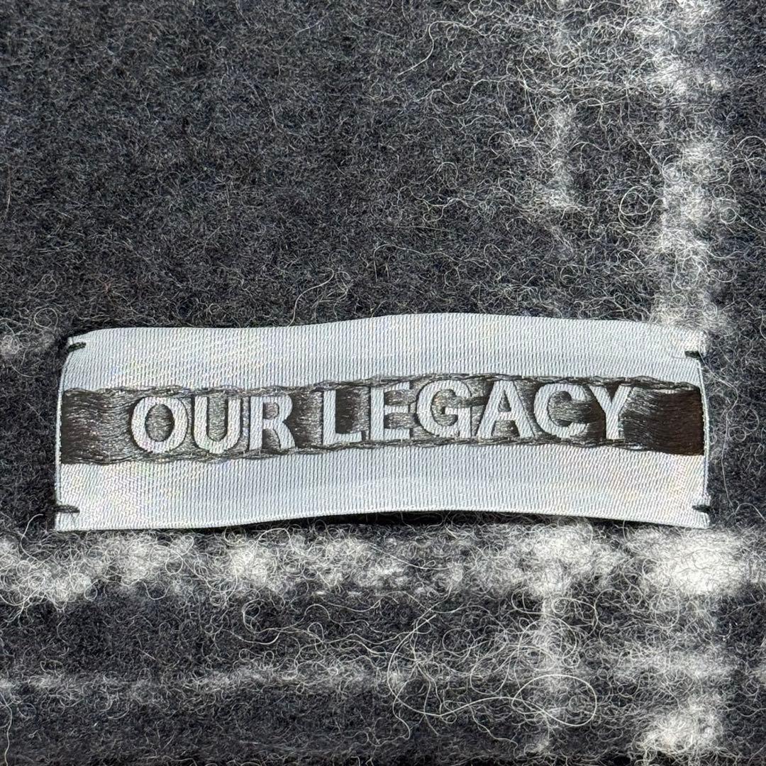 【OUR LEGACY】ESTATE SCARF / Black Check