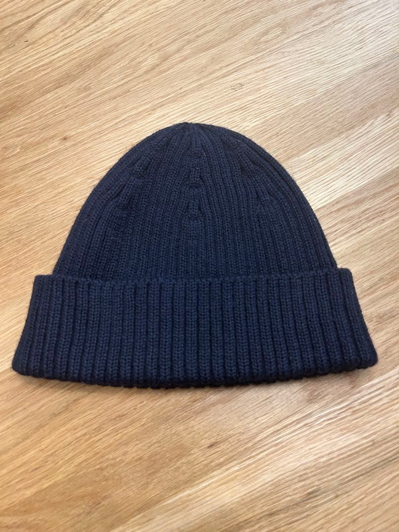 MAISON KITSUNÉ ネイビー ニット帽