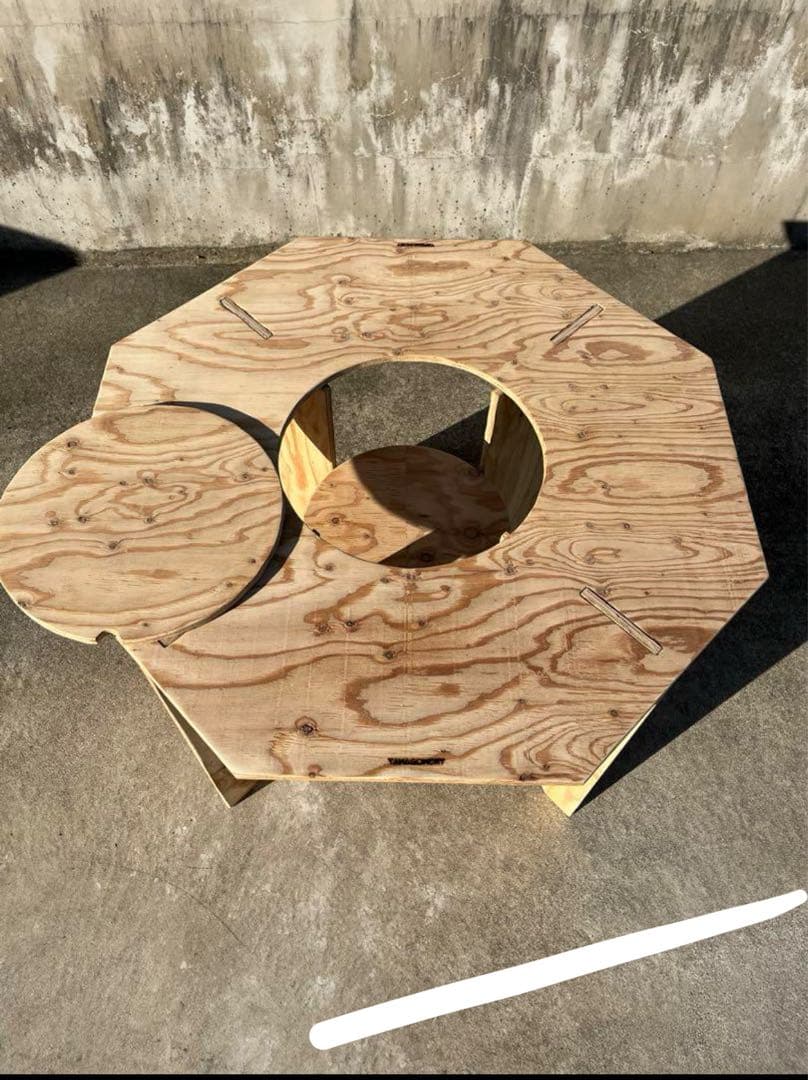 YAMAGOMORY 八卓　　High 七輪テーブル　折り畳み