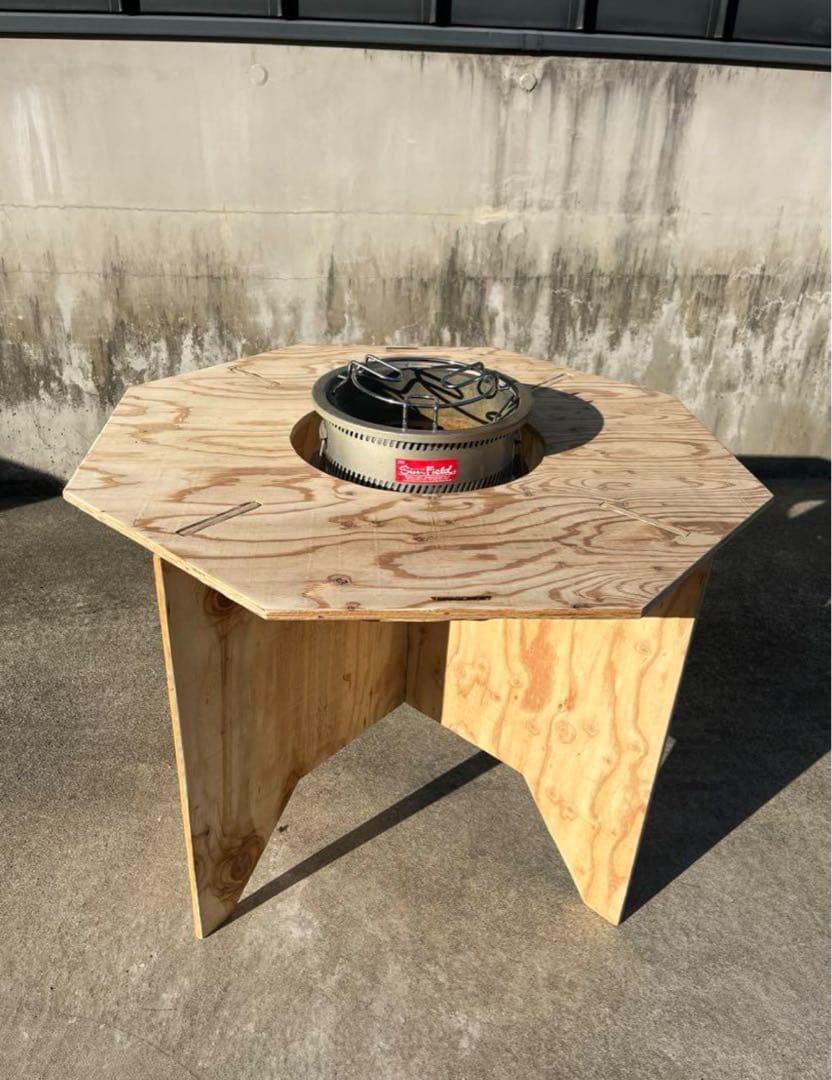 YAMAGOMORY 八卓　　High 七輪テーブル　折り畳み