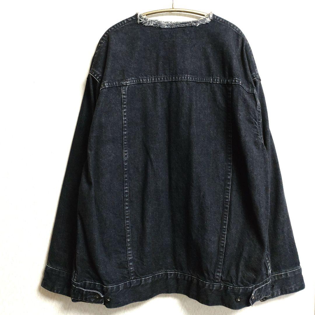 ジャーナルスタンダード ノーカラー デニム ジャケット