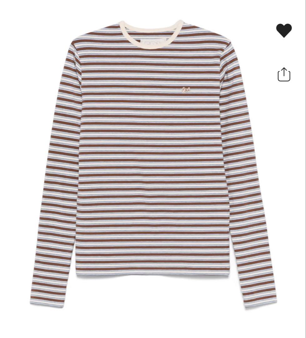 ERL ストライプ 長袖カットソー ロンT