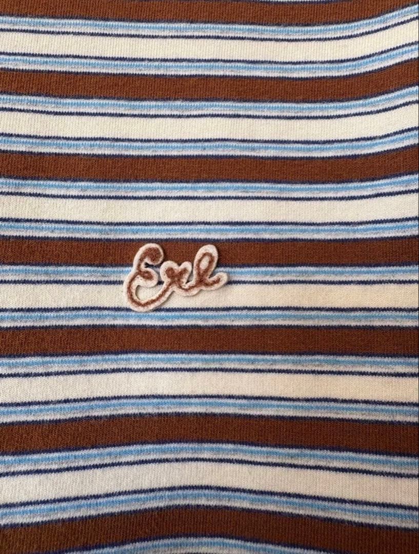 ERL ストライプ 長袖カットソー ロンT