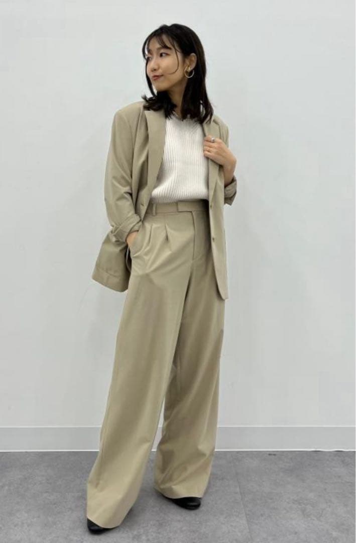 【クリーニング済】UNIQLOC テーラードジャケット　パンツセットアップXXL
