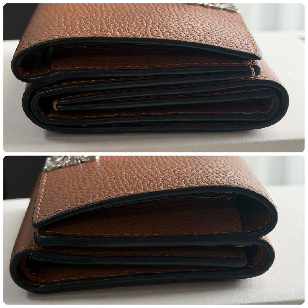 LOEWE 折り財布 コンパクト財布 ブラウン　アナグラム