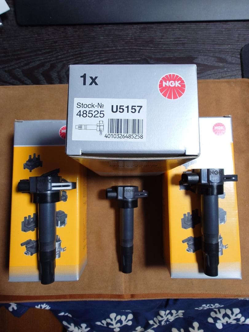 中古 NGK イグニッションコイル U5157 3個セット
