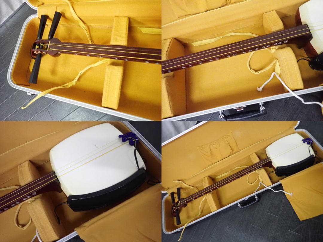 津軽三味線　中古　　紅木　演奏会用　民謡　和楽器　三味線　太棹