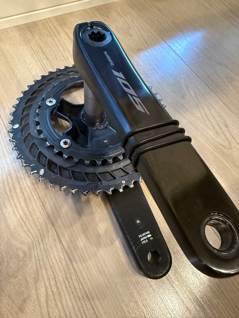 ケイデンスセンサー付シマノ 105 FC-R7100 クランク 172.5mm