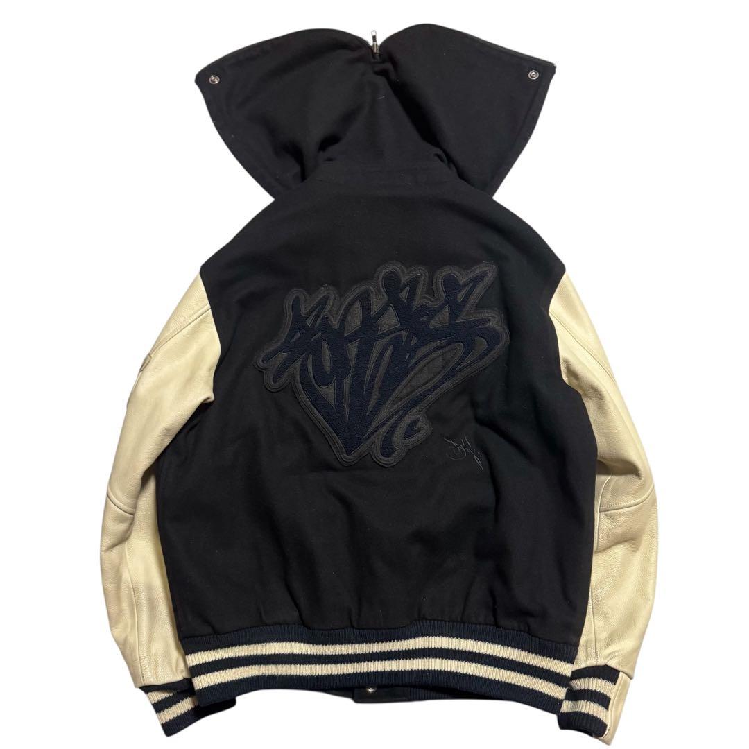 稀少 BAL 初期 150着限定 セミデコ 袖革 フード スタジャン Lサイズ