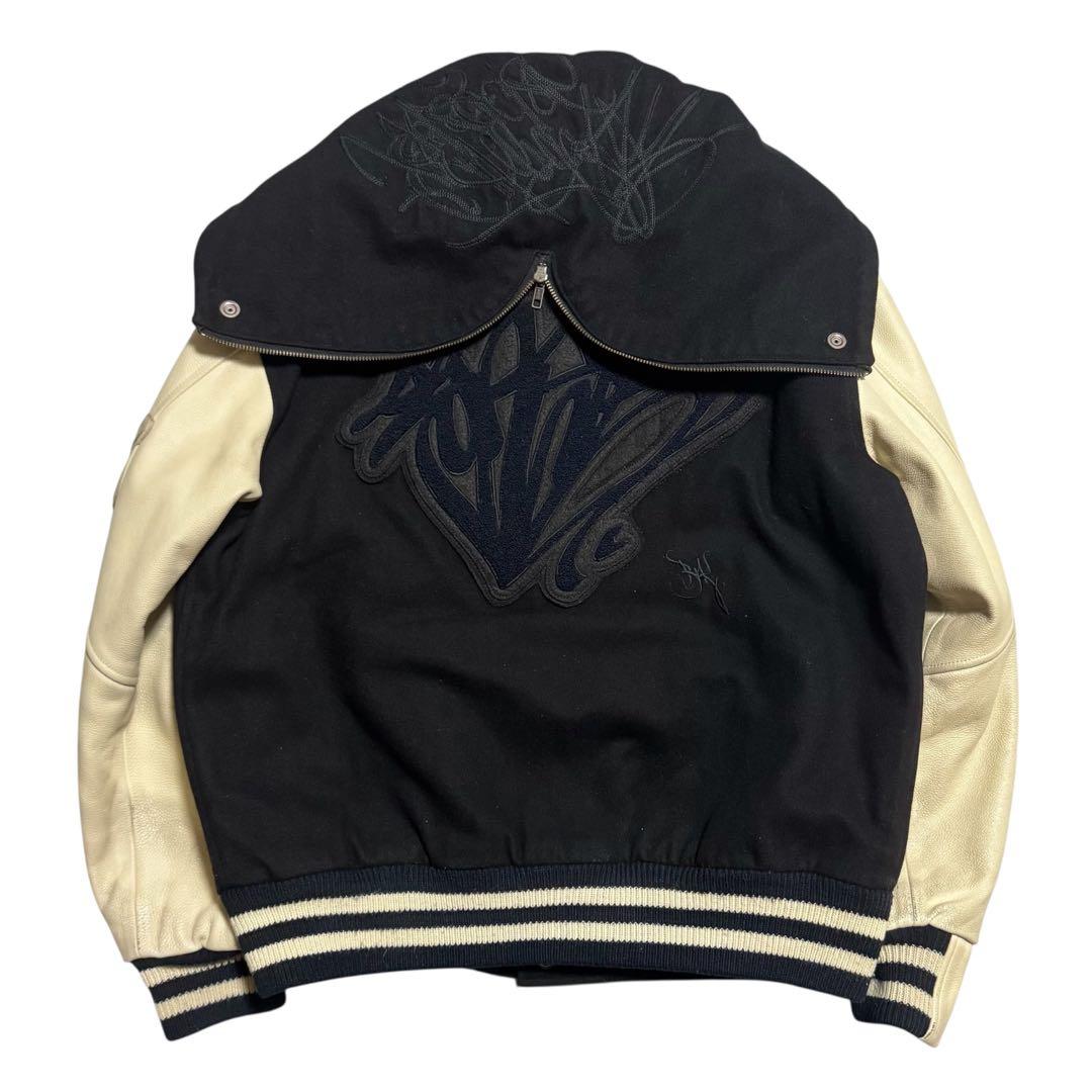 稀少 BAL 初期 150着限定 セミデコ 袖革 フード スタジャン Lサイズ