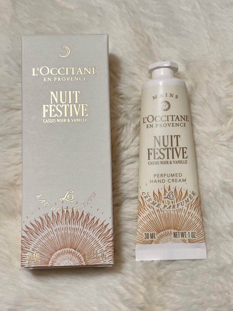 ロクシタン　ニュイフェスティブ　オードトワレ50ml&ハンドクリーム30ml