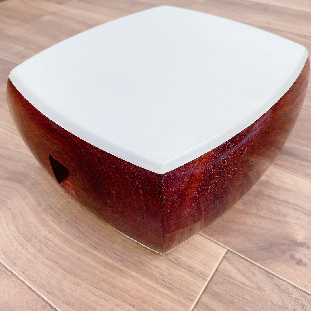 高級三味線 細棹 金細 紅木 子持ち綾杉胴 二本溝 和楽器