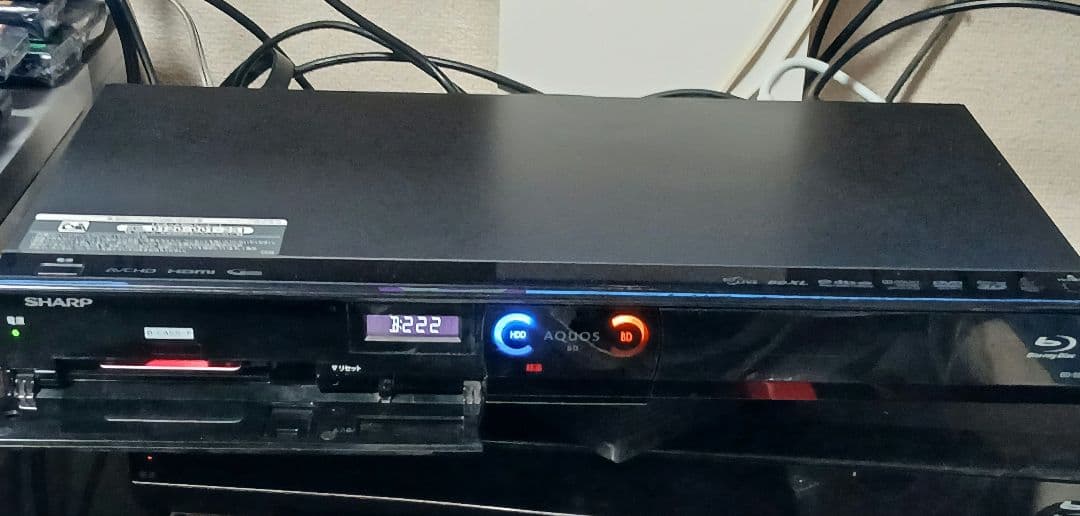 500GB シャープ AQUOS BD レコーダー☆BD-S520☆リモコン付2