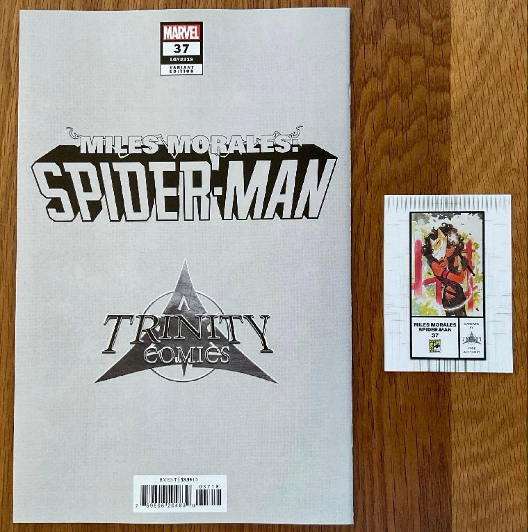 Miles Morales #37 桃桃子 エクスクルーシブ表紙 アメコミリーフ
