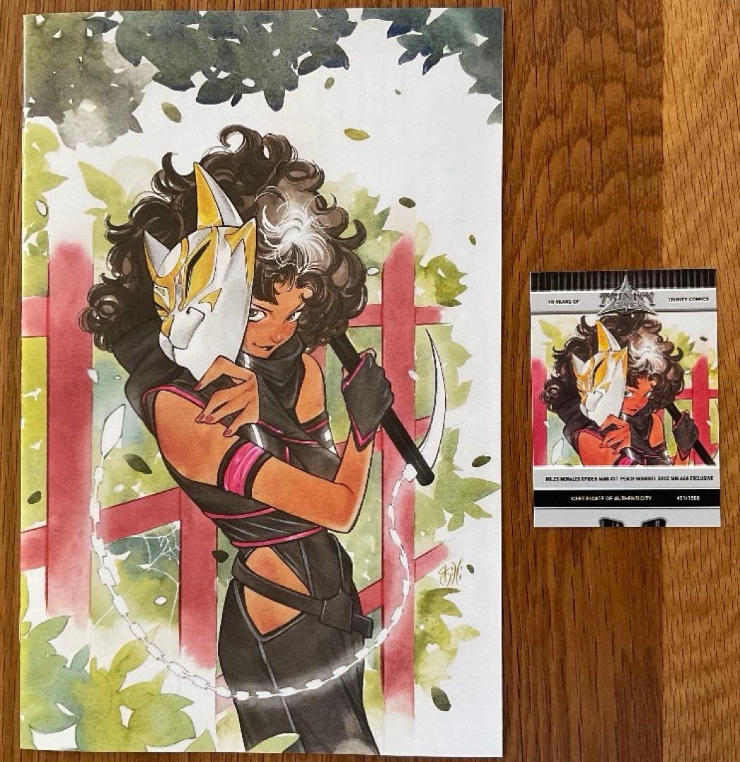 Miles Morales #37 桃桃子 エクスクルーシブ表紙 アメコミリーフ