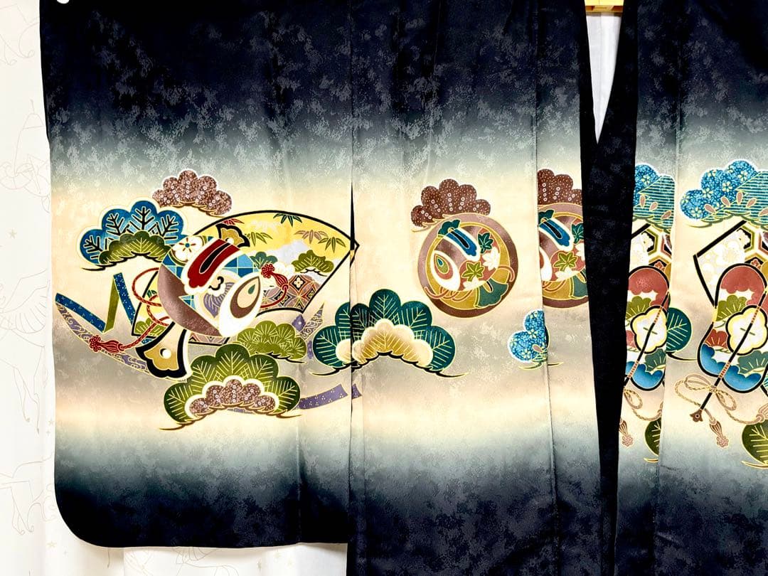 【羽織袴10点セット】七五三 着物 男の子 5歳