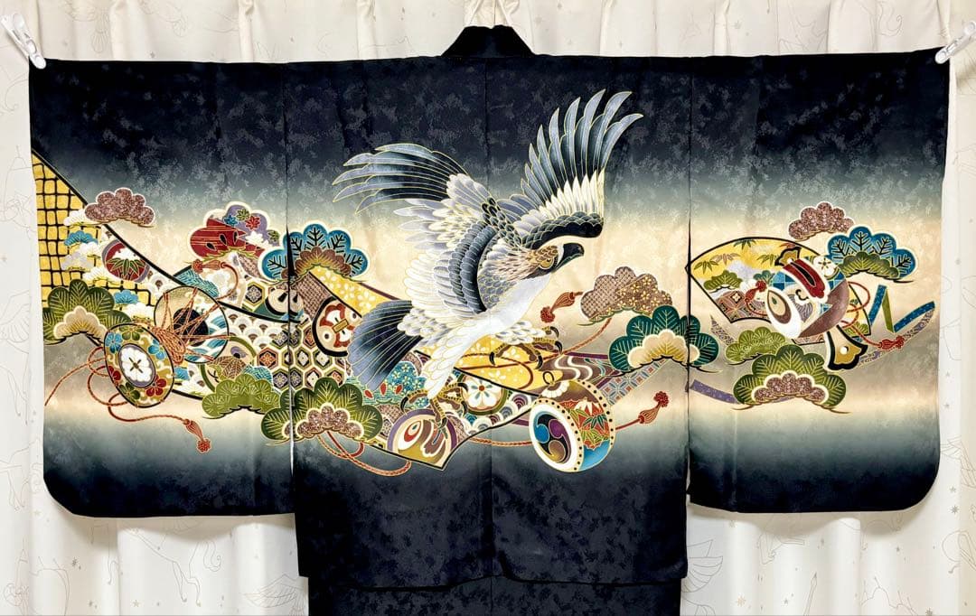 【羽織袴10点セット】七五三 着物 男の子 5歳