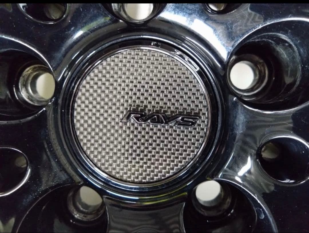 かず　18インチ ブラックホイール 5穴 PCD114.3 中古