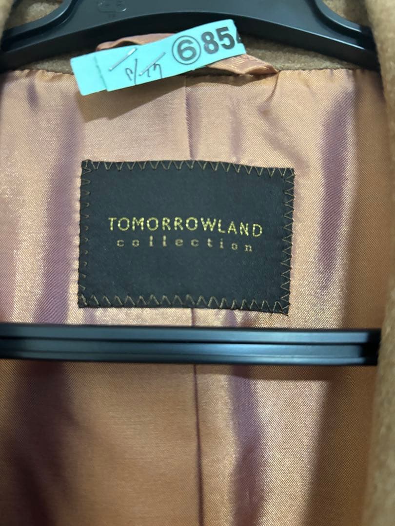 TOMORROWLAND ブラウン チェスターコート