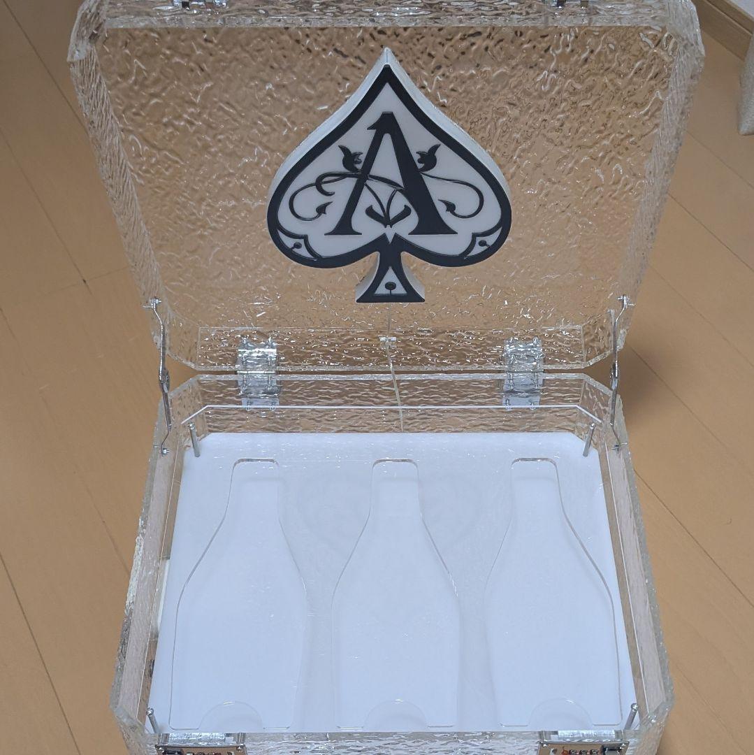 ボトルケース　LED　アルマンド アタッシュケース ディスプレイ シャンパン