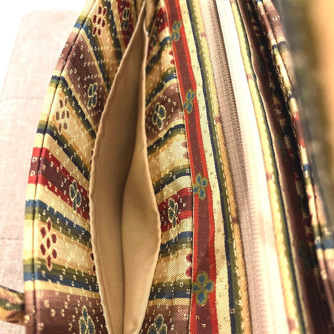 よし野　龍村美術織物　利休バッグ