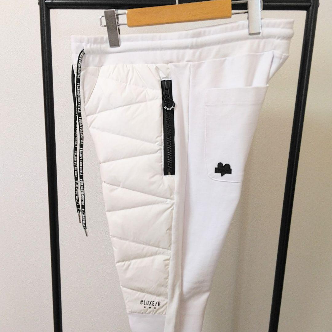 [サンプルSALE /D332 ] LUXE/R ダウン×ポンチ切り替えパンツ