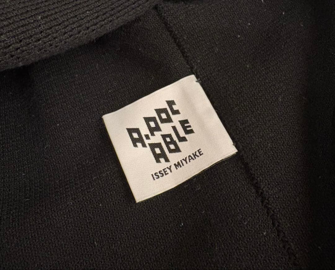 A-POC ABLE ISSEY MIYAKE ニットトップス　黒　size1