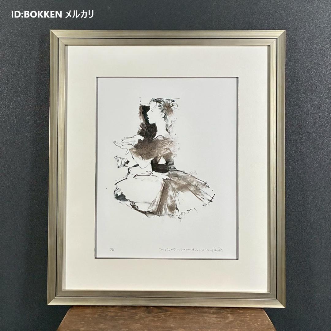 美品 ロバート・ハインデル「ドローイング フォー ダーシー・バッセル」ジクレー