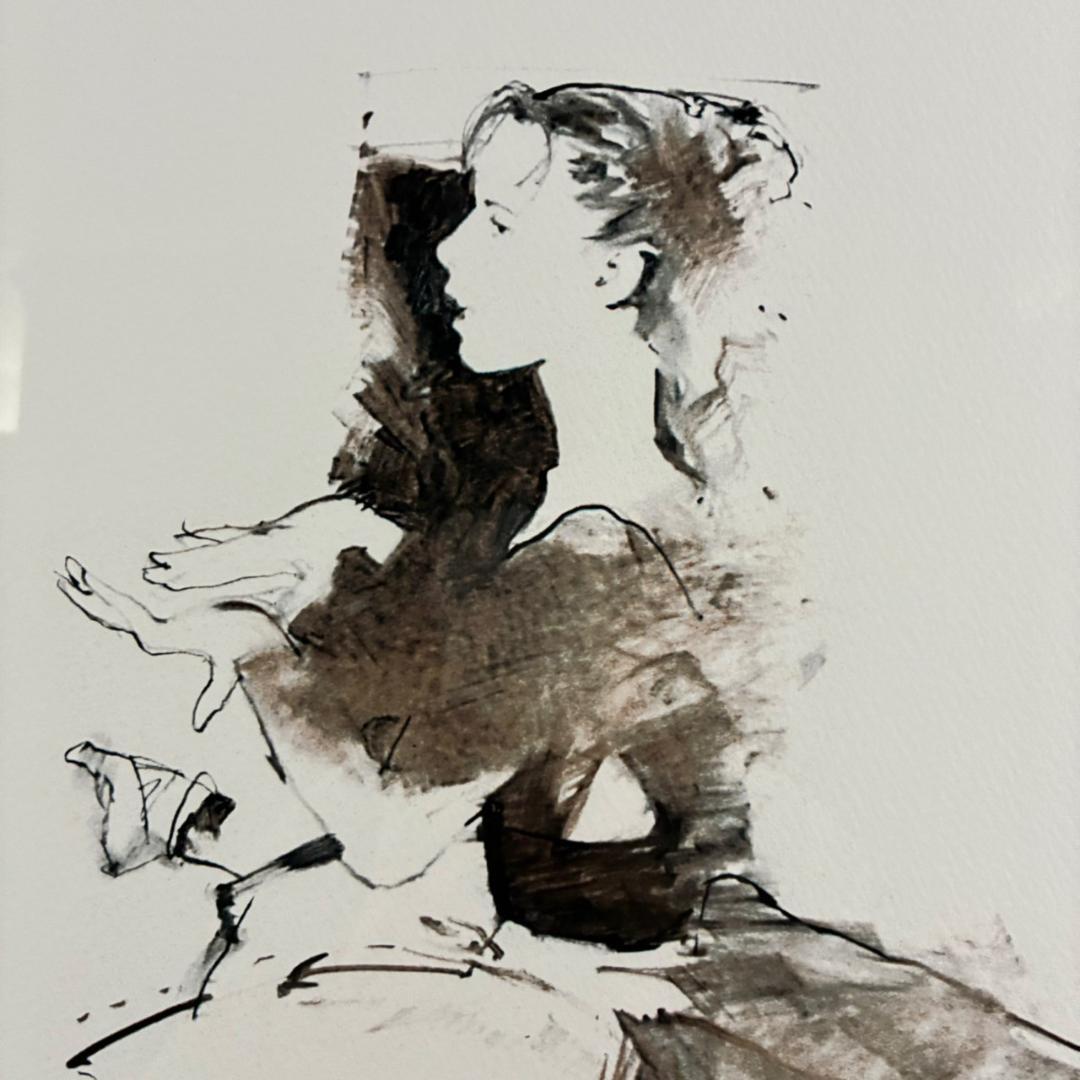 美品 ロバート・ハインデル「ドローイング フォー ダーシー・バッセル」ジクレー