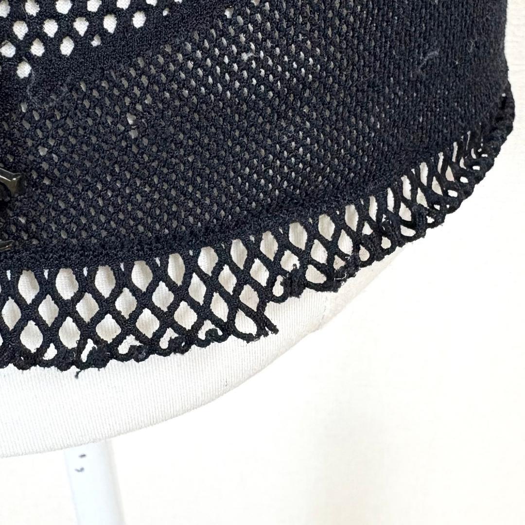 Just Cavalli ノースリーブトップス メッシュ 1 ブラック 蝶々