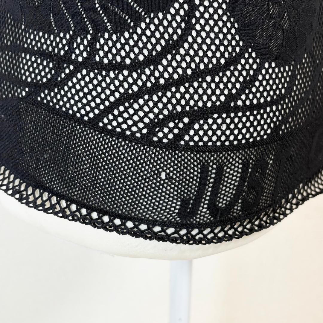 Just Cavalli ノースリーブトップス メッシュ 1 ブラック 蝶々