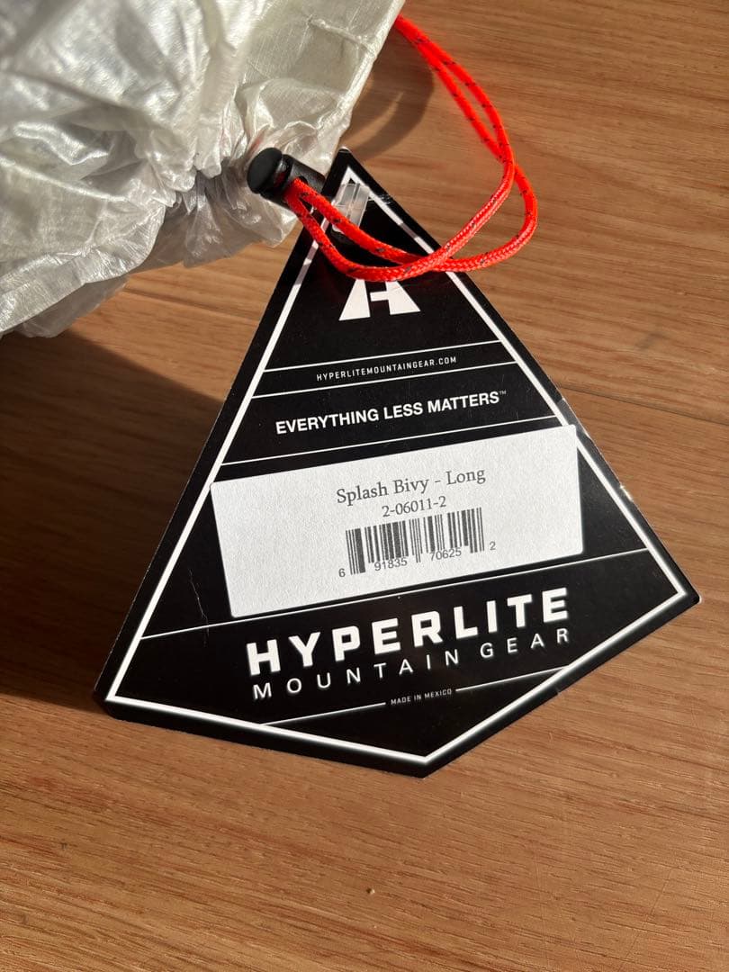 ハイパーライトマウンテンギア Splash Bivy Long おまけ付き