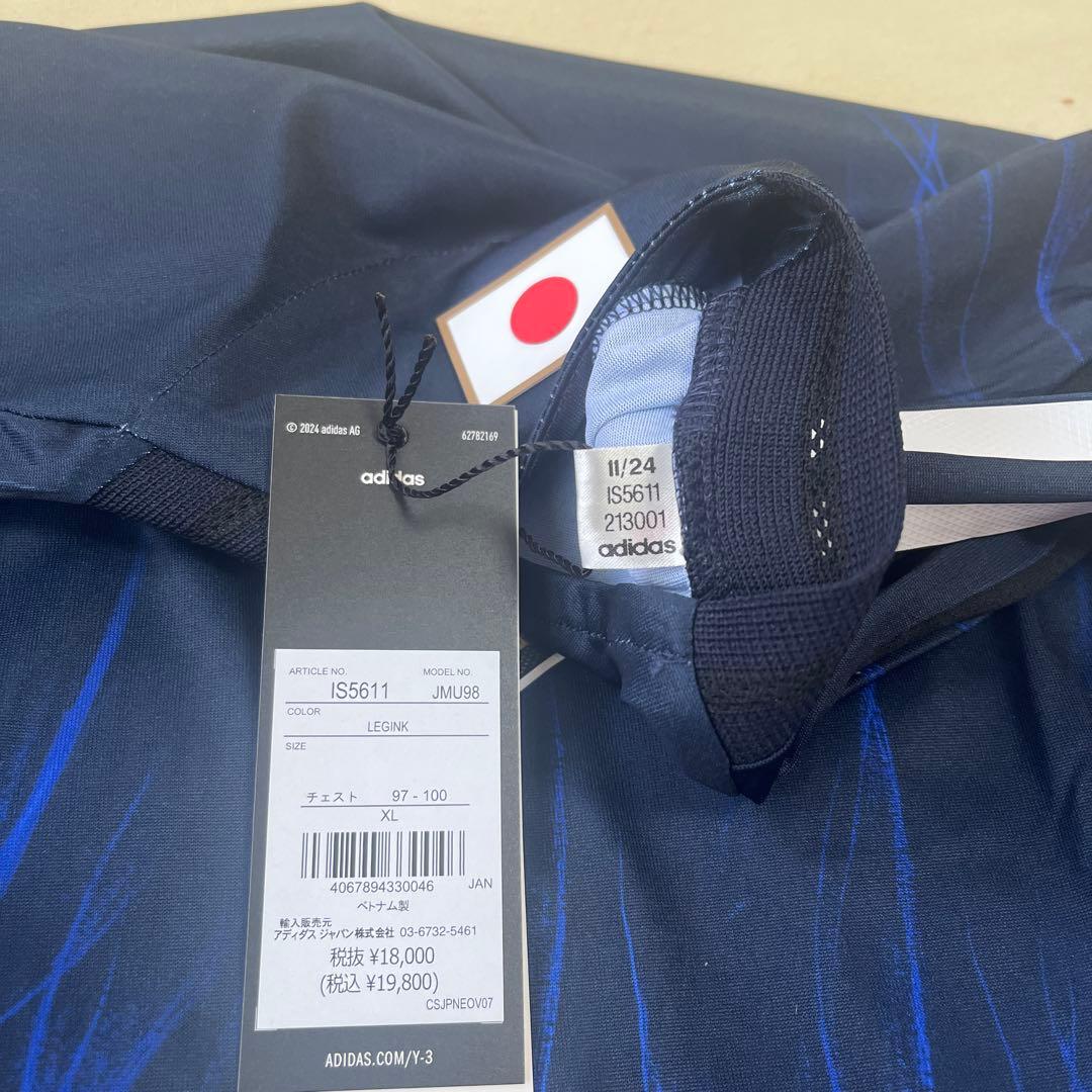 サッカー日本代表 ユニフォーム 長袖 オーセンティック XLサイズ 正規品