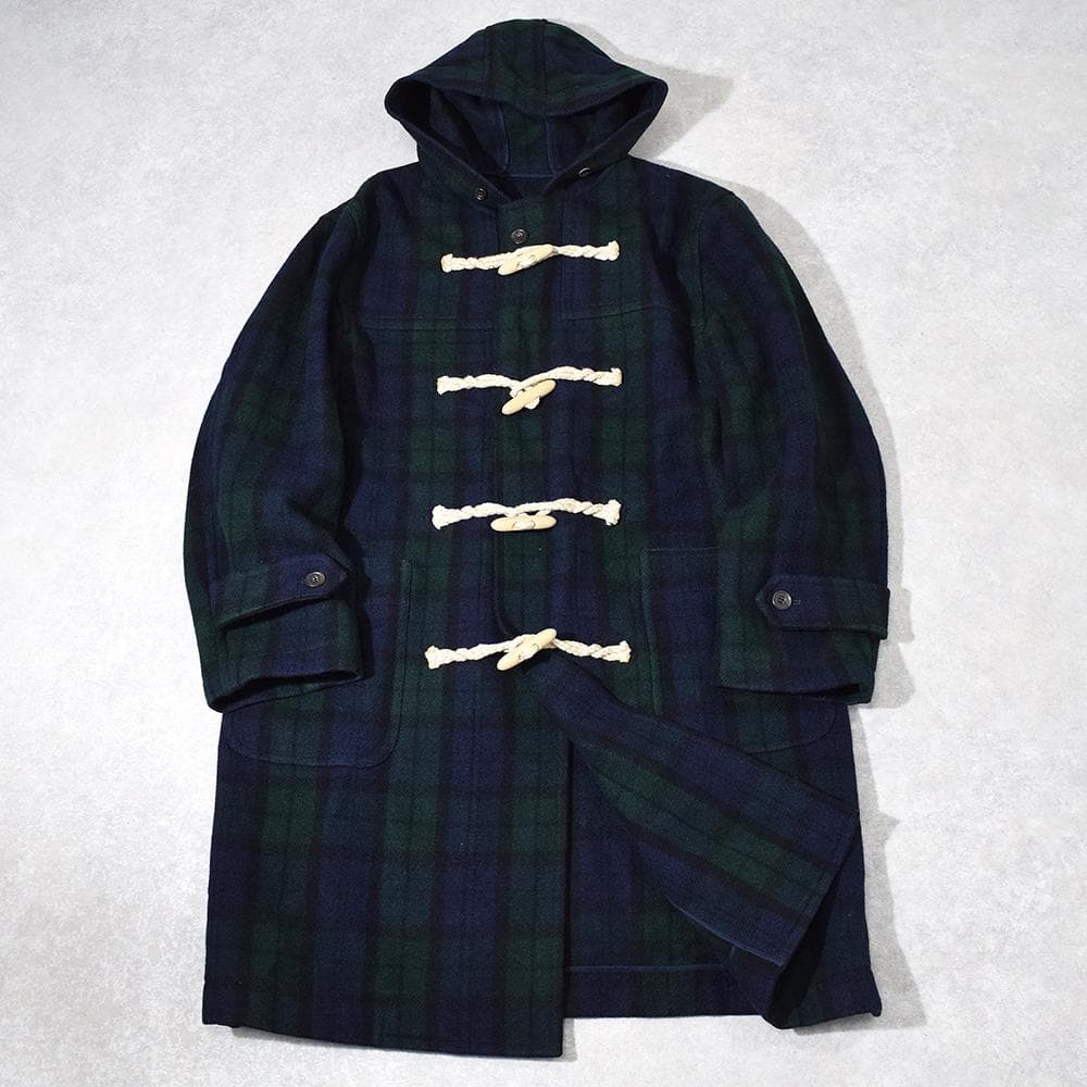 当時物 ヴァンヂャケット VAN ブラックウォッチ ウール ダッフルコート L