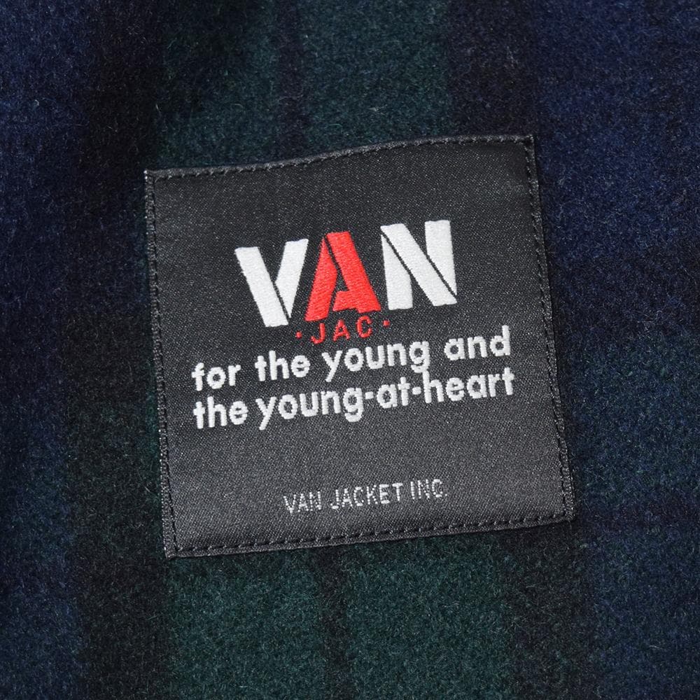 当時物 ヴァンヂャケット VAN ブラックウォッチ ウール ダッフルコート L