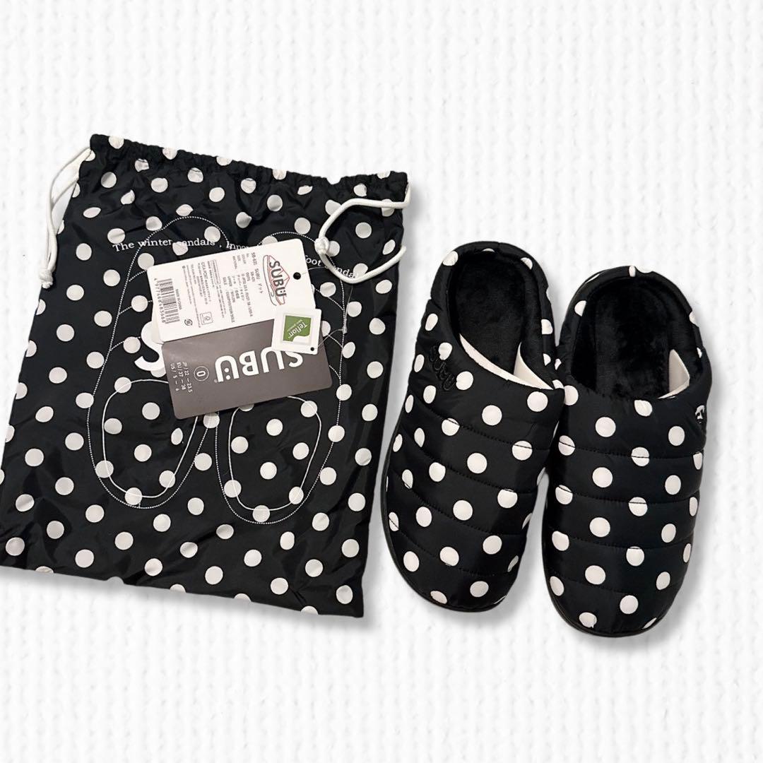 新品未使用☆IVE レイ着用 SUBU DOT ドット 水玉 22-23.5