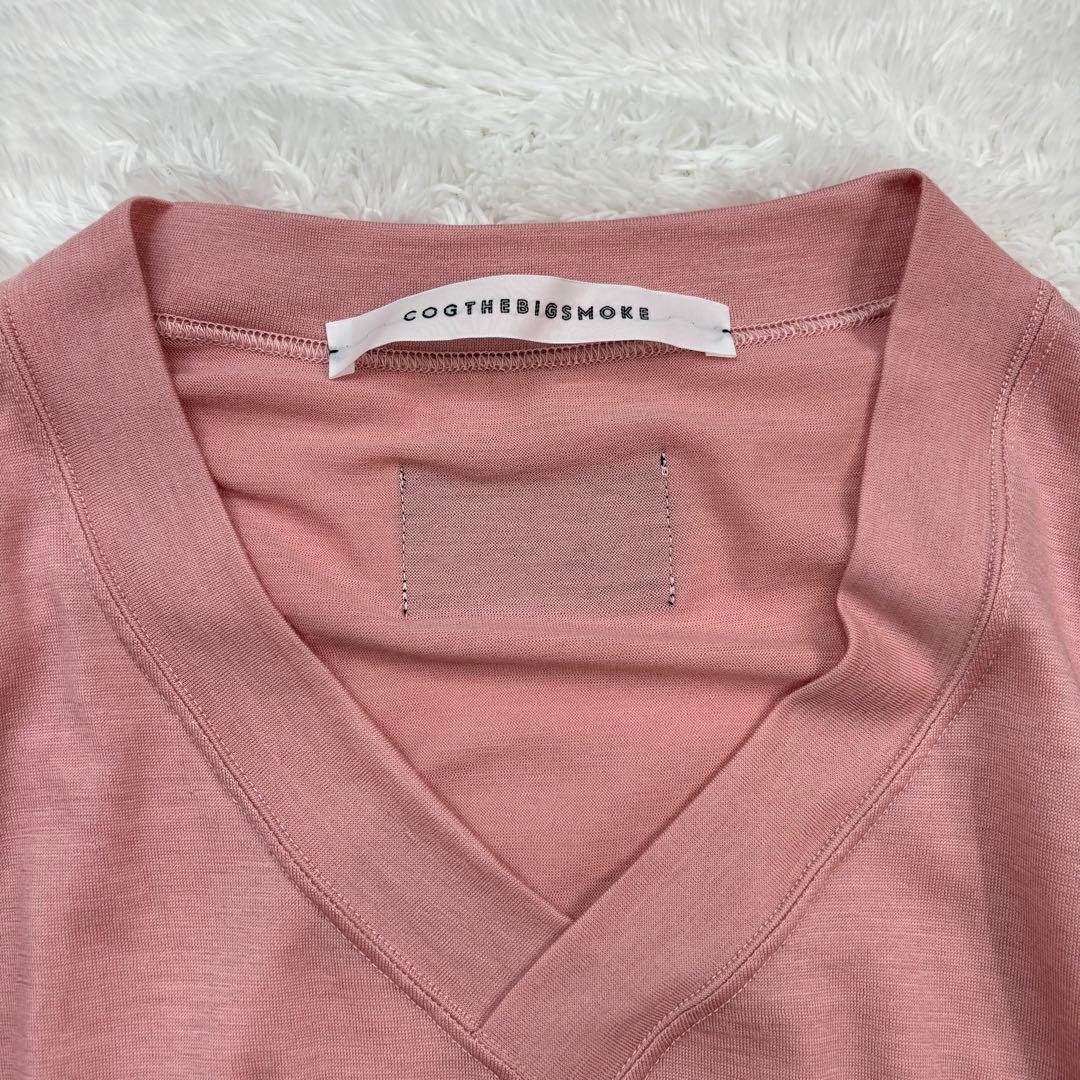 未使用に近い✨COGTHEBIGSMOKE Vネック ウール カットソー