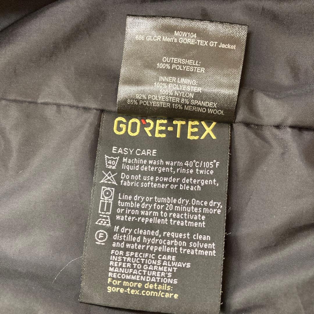 【美品】686ゴアテックスGORE-TEXスノボジャケット スノボXLメンズ赤柄