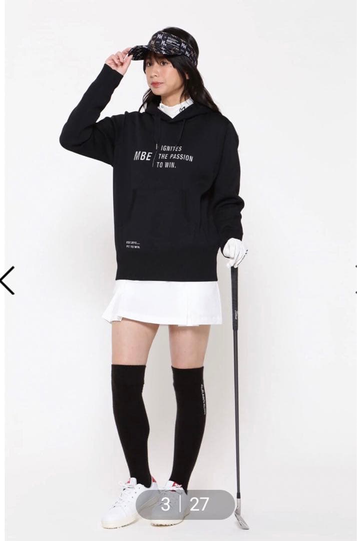 マスターバニー　レディース　接結ニットフーディプルオーバー 2