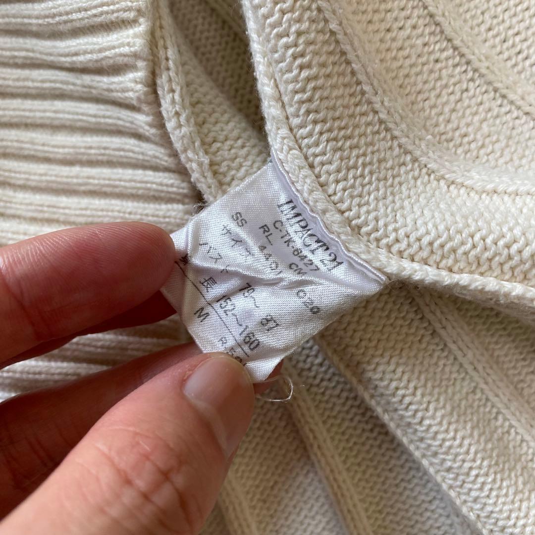 【極稀少】Ralph Lauren ポニー刺繍 半袖ニットポロシャツ キナリ M