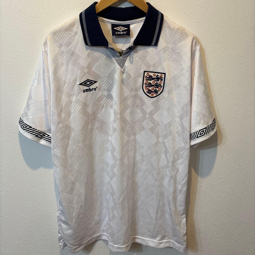 1990 イングランド代表 復刻版ユニフォーム Lサイズ