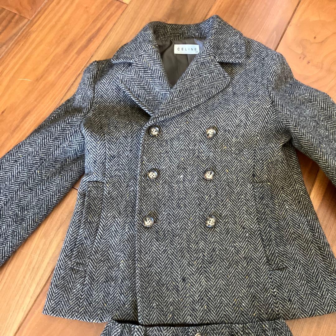 CELINE ダブルブレストスーツ 120