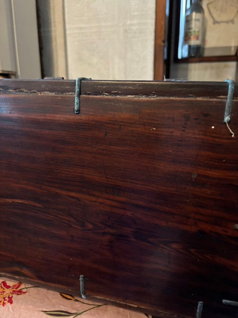 李朝家具　トンケ　木製アジアン収納箱