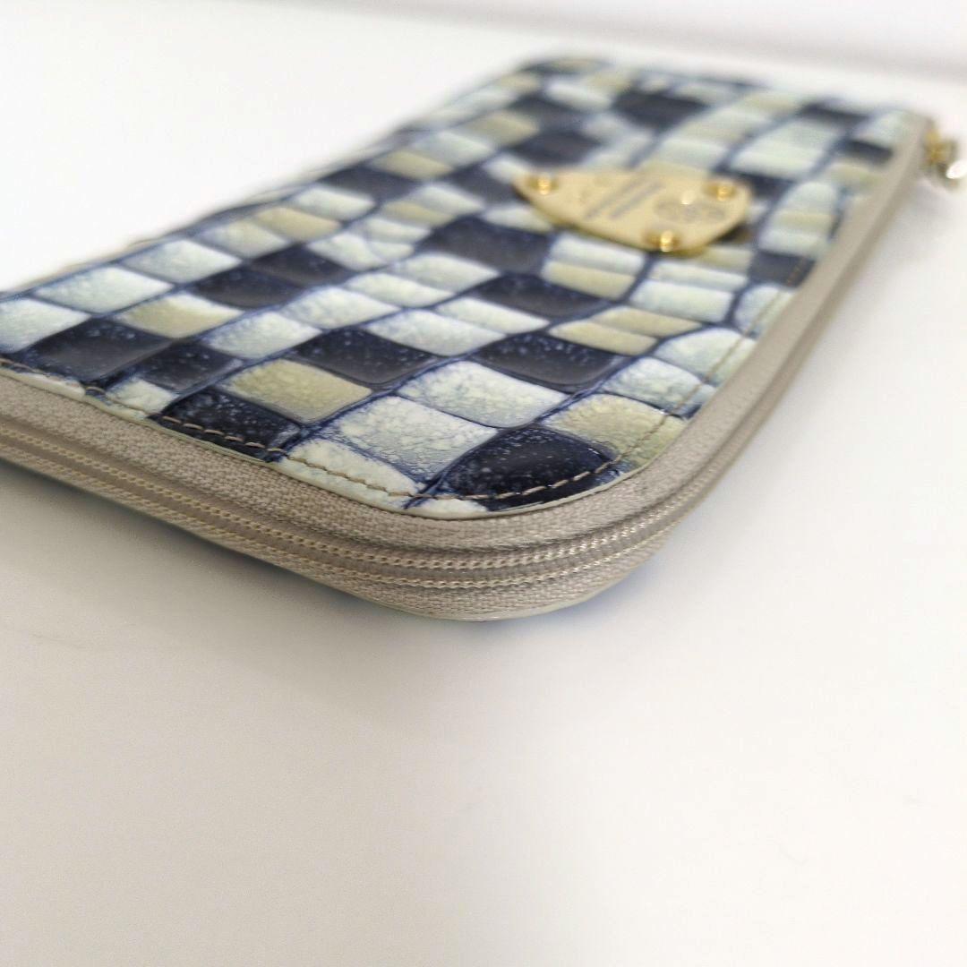 ATAO アタオ リモ ヴィトロ ブループリズム 長財布 L字ファスナー