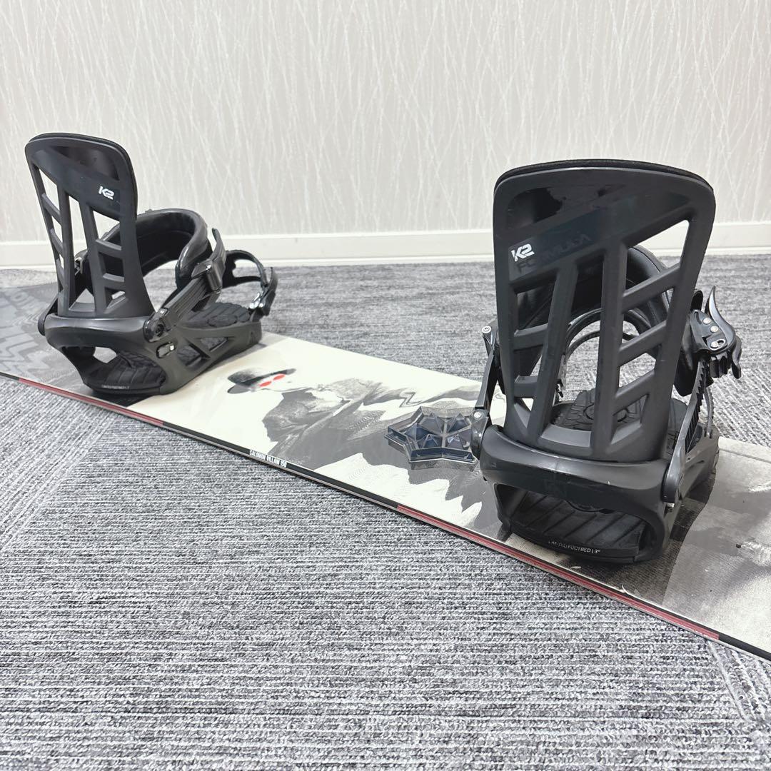 46超豪華❗️サロモン×K2 メンズスノーボードセット★スノボ150cm+ビン付