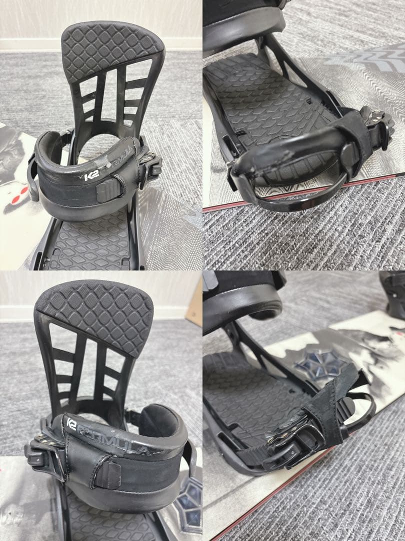 46超豪華❗️サロモン×K2 メンズスノーボードセット★スノボ150cm+ビン付