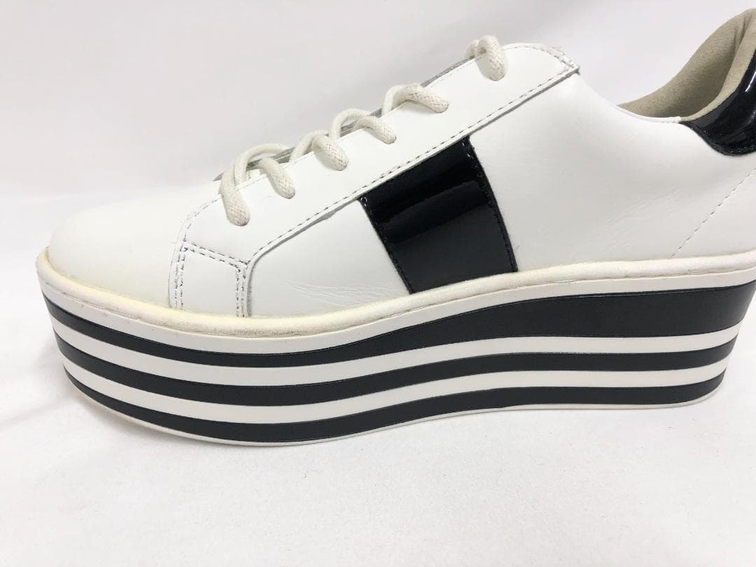 ○★訳有り新品未使用　NO NAME　BOOST　レザー　ホワイト　23.5cm