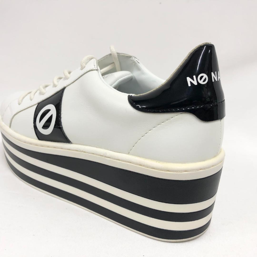 ○★訳有り新品未使用　NO NAME　BOOST　レザー　ホワイト　23.5cm