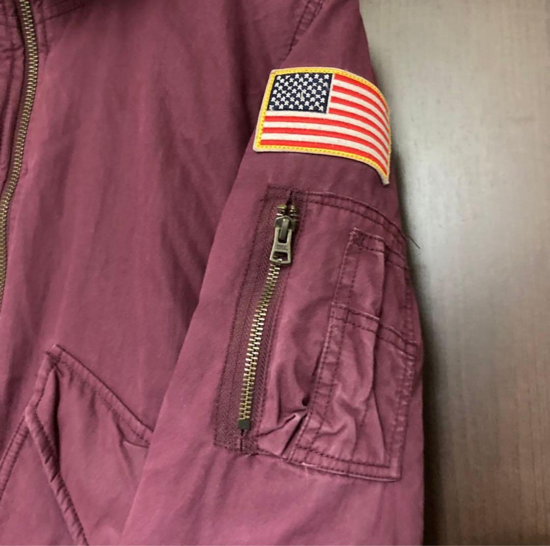 GAP ギャップ N-2B フライトジャケット バーガンディー S