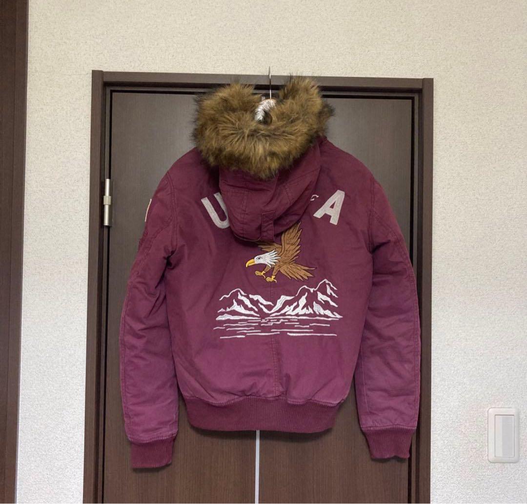 GAP ギャップ N-2B フライトジャケット バーガンディー S